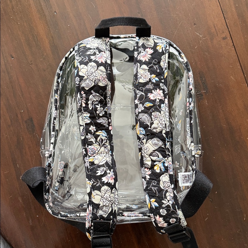 Vera Bradley Clearly Colorful Stadium Backpack Like New - Picture 2 of 3